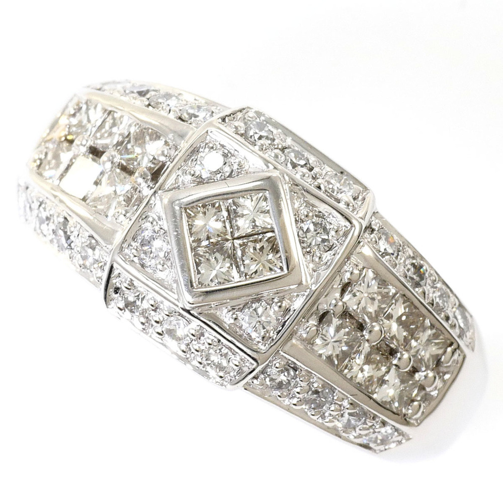 PT900 Platinum Ring, 1 Diamond (1.00ct), with Certificate of Authenticity, To...